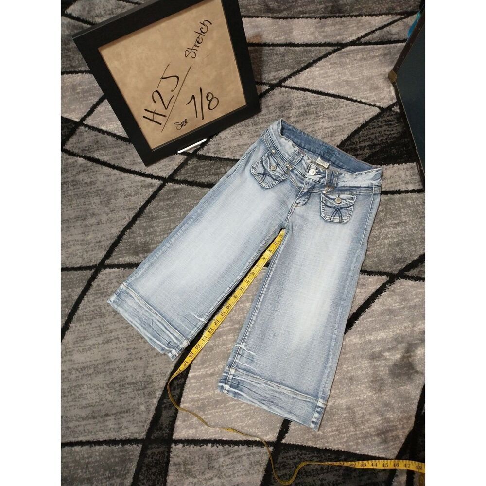 H2J long wide legged shorts/capris 7/8 *